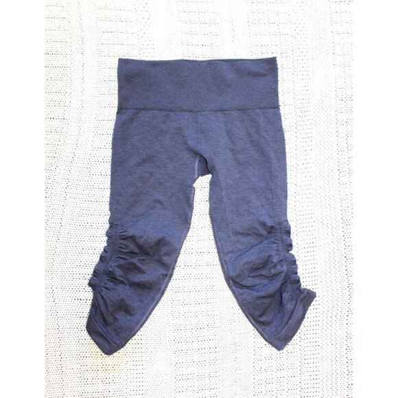Lululemon Ebb to Street Ruched Cropped leggings Stretch yoga pants Size Small? - Picture 2 of 5